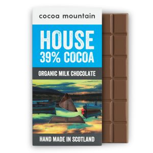 2 Handmade Organic Milk Chocolate Bars