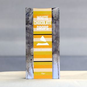 Giant Organic White Chocolate Drops