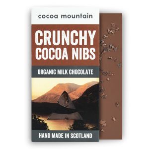 2 Milk Chocolate Bars with Crunchy Nibs